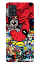 Spider Man Samsung A51 Hard Case Back Cover by Casekaro