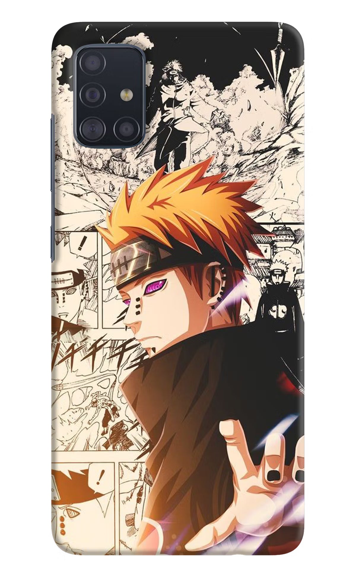 Pain Anime Samsung A51 Hard Case Back Cover by Casekaro