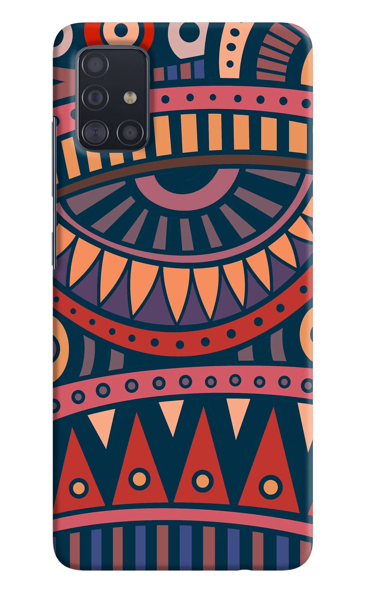 African Culture Design Samsung A51 Hard Case Back Cover by Casekaro