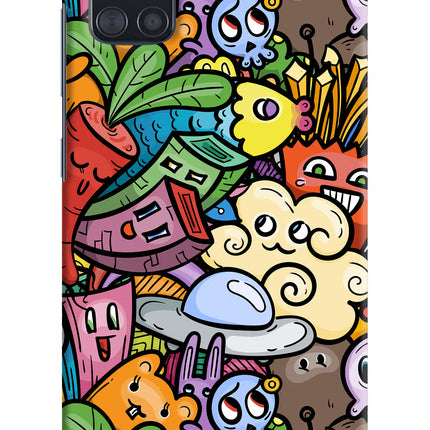 Veggie Doodle Samsung A51 Hard Case Back Cover by Casekaro