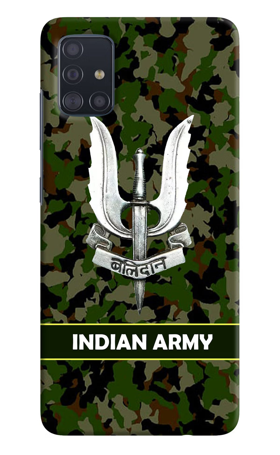 Balidan Indian Logo Samsung A51 Back Cover, Hard case
