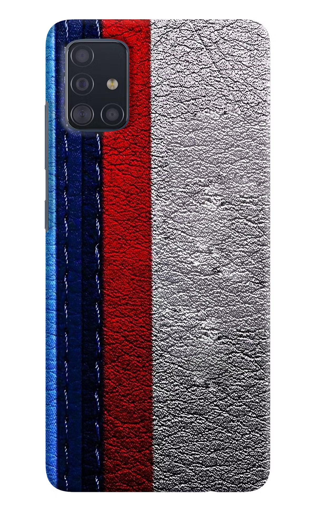 BMW Stripes Samsung A51 Hard Case Back Cover by Casekaro