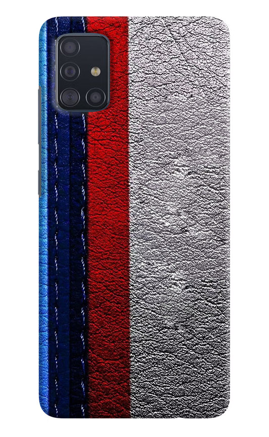 BMW Stripes Samsung A51 Hard Case Back Cover by Casekaro