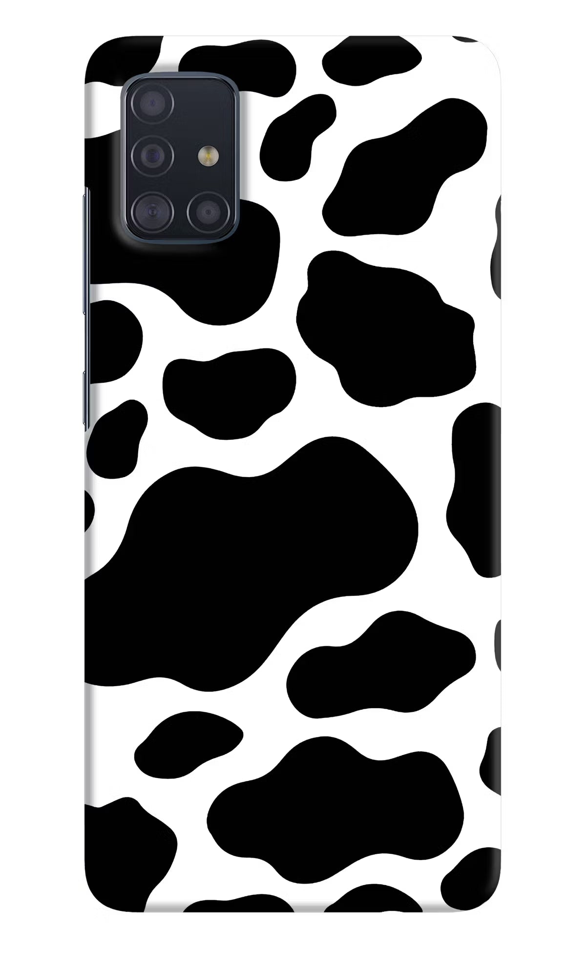 Cow Spots Samsung A51 Hard Case Back Cover by Casekaro