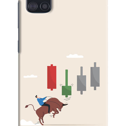 Bull Trading Momentum Samsung A51 Hard Case Back Cover by Casekaro