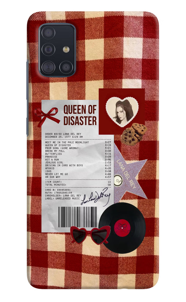 Queen of Disaster Samsung A51 Hard Case Back Cover by Casekaro