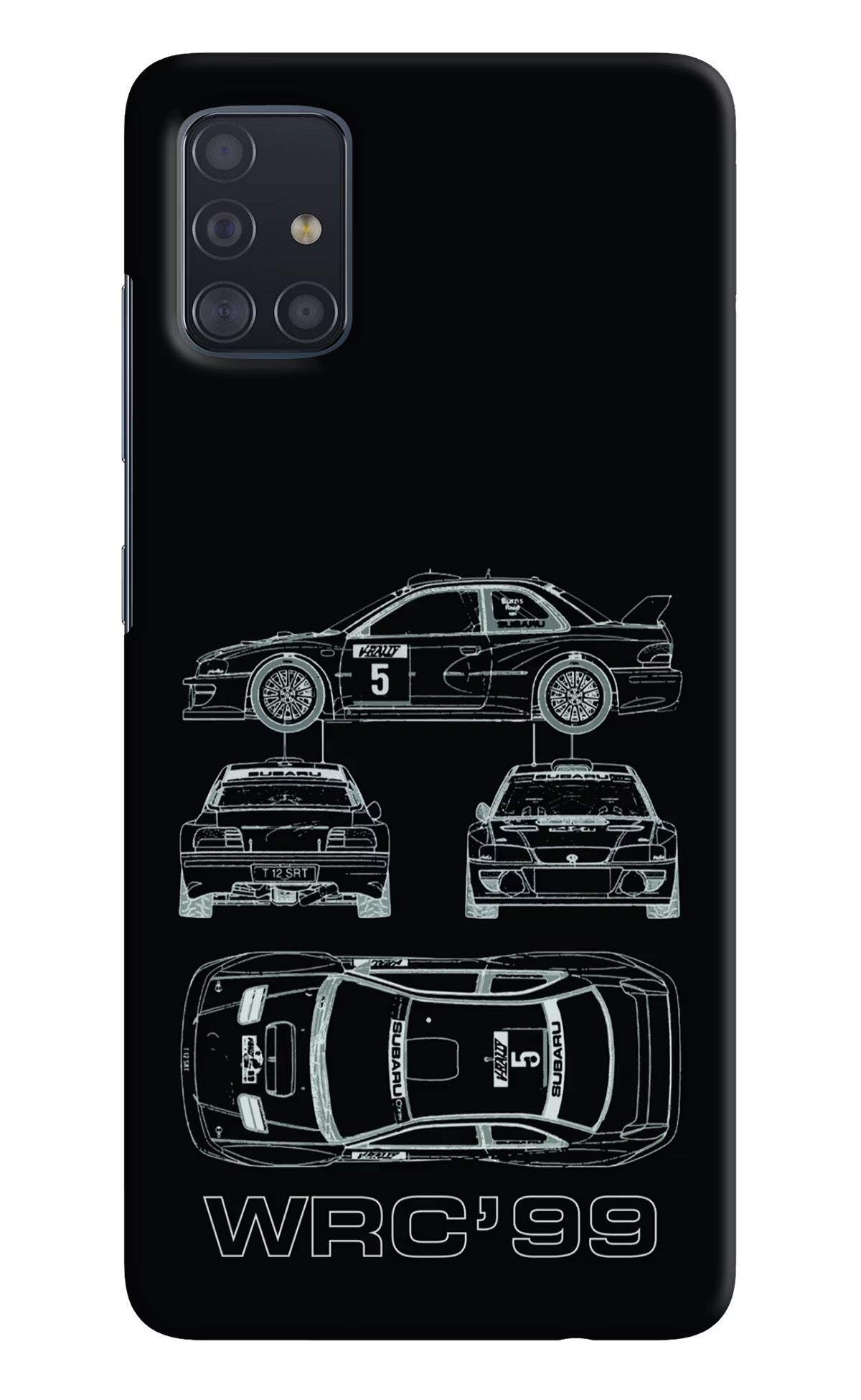 WRC'99 Samsung A51 Hard Case Back Cover by Casekaro
