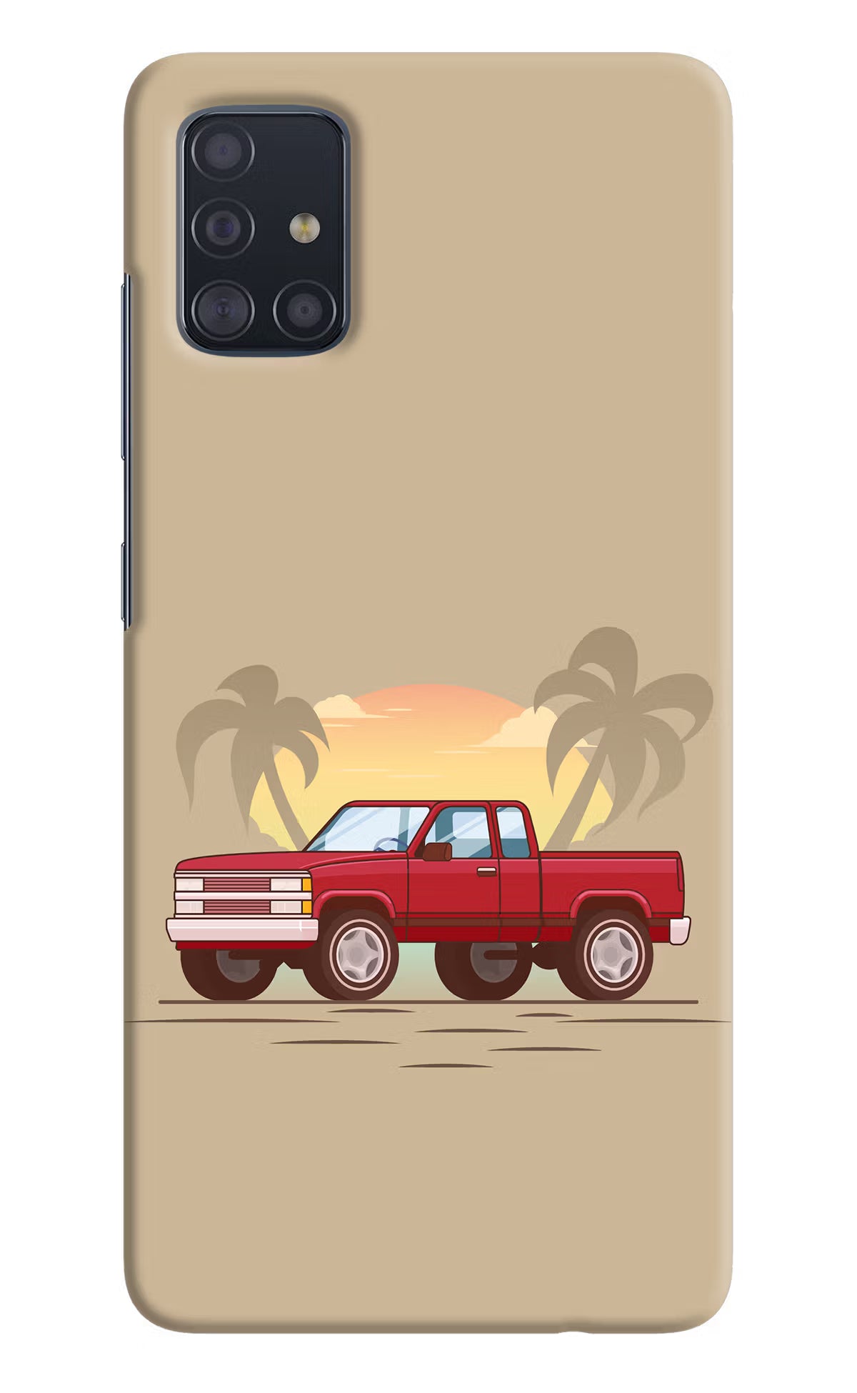 Desert Classic Drive Samsung A51 Hard Case Back Cover by Casekaro
