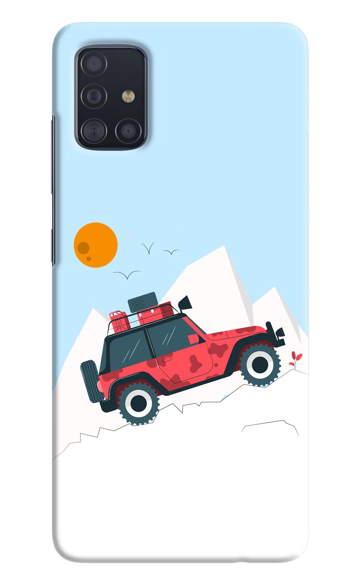 Mountain Trail Beast Samsung A51 Hard Case Back Cover by Casekaro