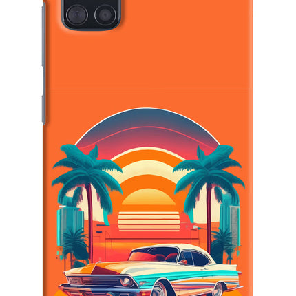 Palm Drive 80s Samsung A51 Hard Case Back Cover by Casekaro