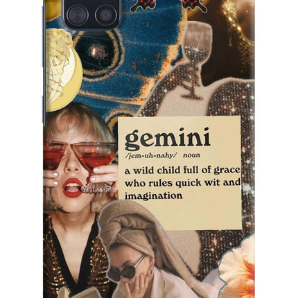 Gemini Zodiac Samsung A51 Hard Case Back Cover by Casekaro