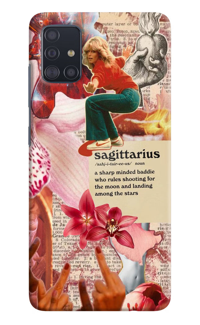 Sagittarius Zodiac Samsung A51 Hard Case Back Cover by Casekaro