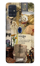 Virgo Zodiac Samsung A51 Hard Case Back Cover by Casekaro