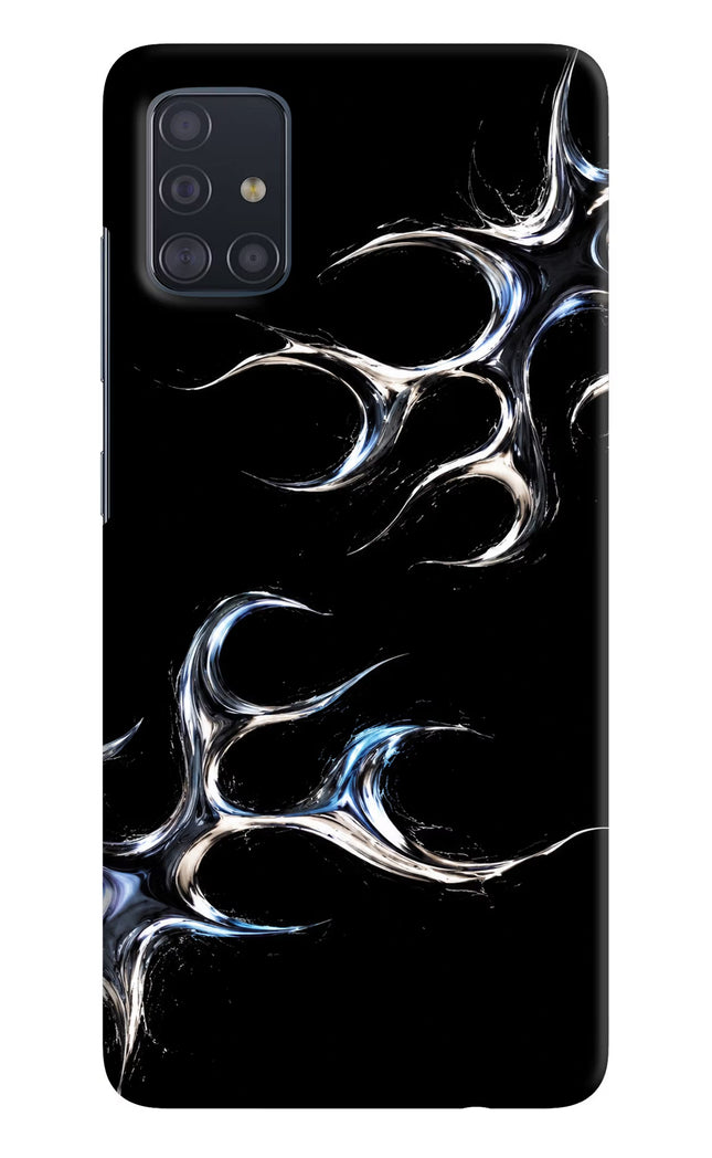 Chrome Tribal Samsung A51 Hard Case Back Cover by Casekaro