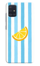 Summer Lemon Samsung A51 Hard Case Back Cover by Casekaro
