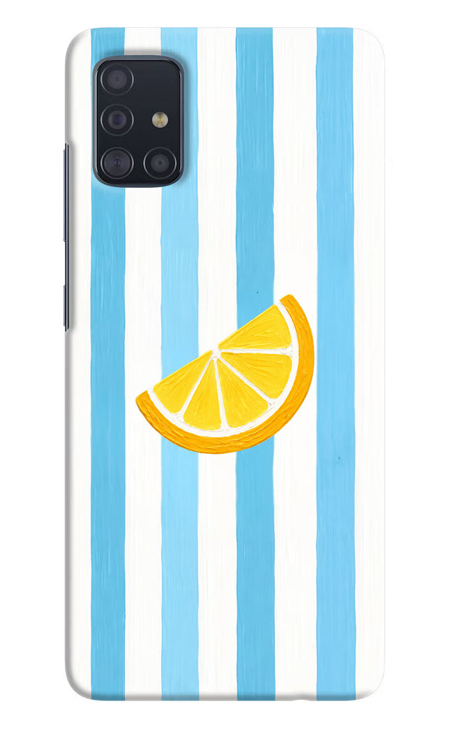 Summer Lemon Samsung A51 Hard Case Back Cover by Casekaro