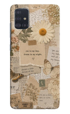 Vintage case Samsung A51 Hard Case Back Cover by Casekaro