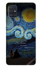 Softcore Samsung A51 Hard Case Back Cover by Casekaro