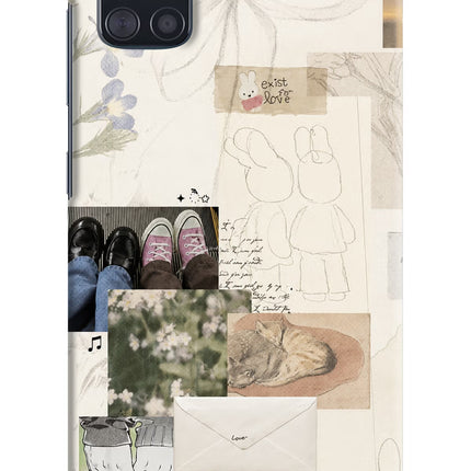 Soft Aesthetic Samsung A51 Hard Case Back Cover by Casekaro