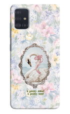 Pretty Mind Pretty Soul Samsung A51 Hard Case Back Cover by Casekaro