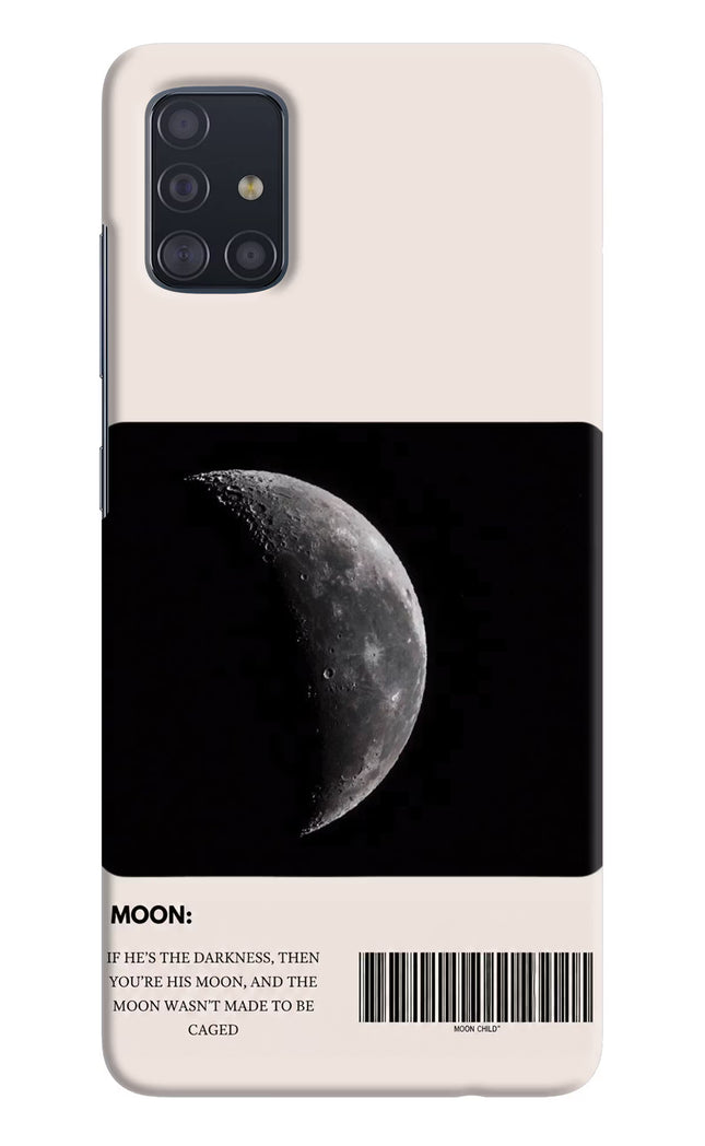 Moon Phase Samsung A51 Hard Case Back Cover by Casekaro