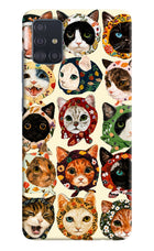 Cool Cat Samsung A51 Hard Case Back Cover by Casekaro