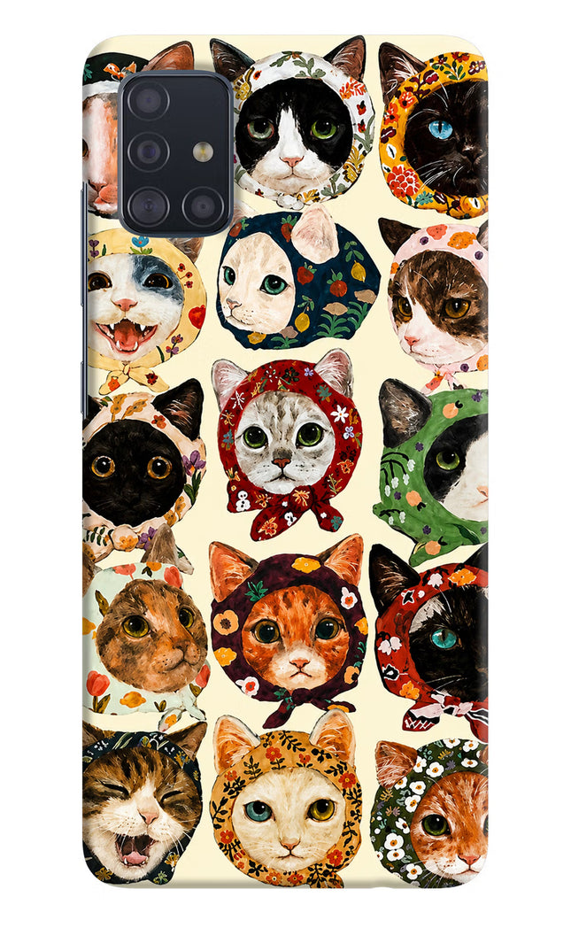 Cool Cat Samsung A51 Hard Case Back Cover by Casekaro