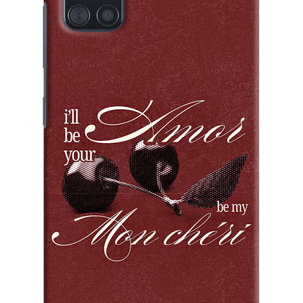 Velvet Cherry Samsung A51 Hard Case Back Cover by Casekaro