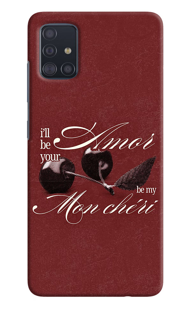 Velvet Cherry Samsung A51 Hard Case Back Cover by Casekaro