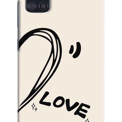 Soul Line Samsung A51 Hard Case Back Cover by Casekaro