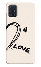 Soul Line Samsung A51 Hard Case Back Cover by Casekaro