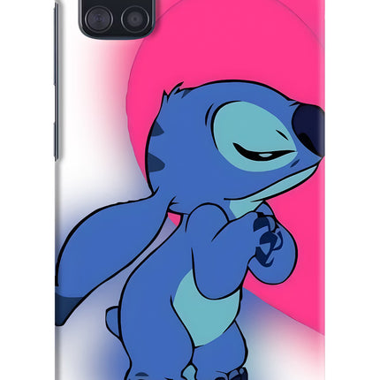 Stitch Hug Samsung A51 Hard Case Back Cover by Casekaro