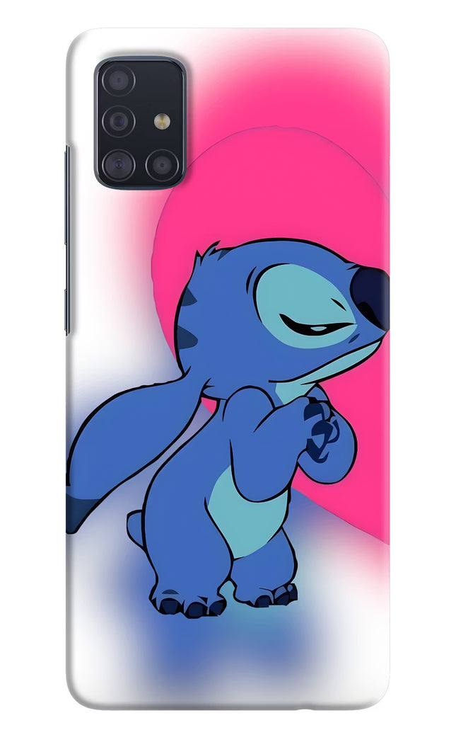 Stitch Hug Samsung A51 Hard Case Back Cover by Casekaro