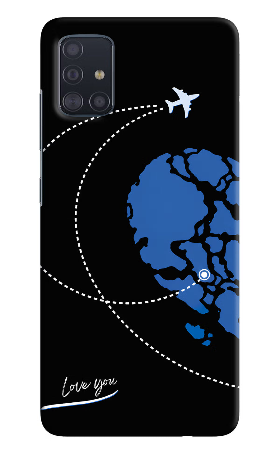 Love Orbit Samsung A51 Back Cover, Hard case