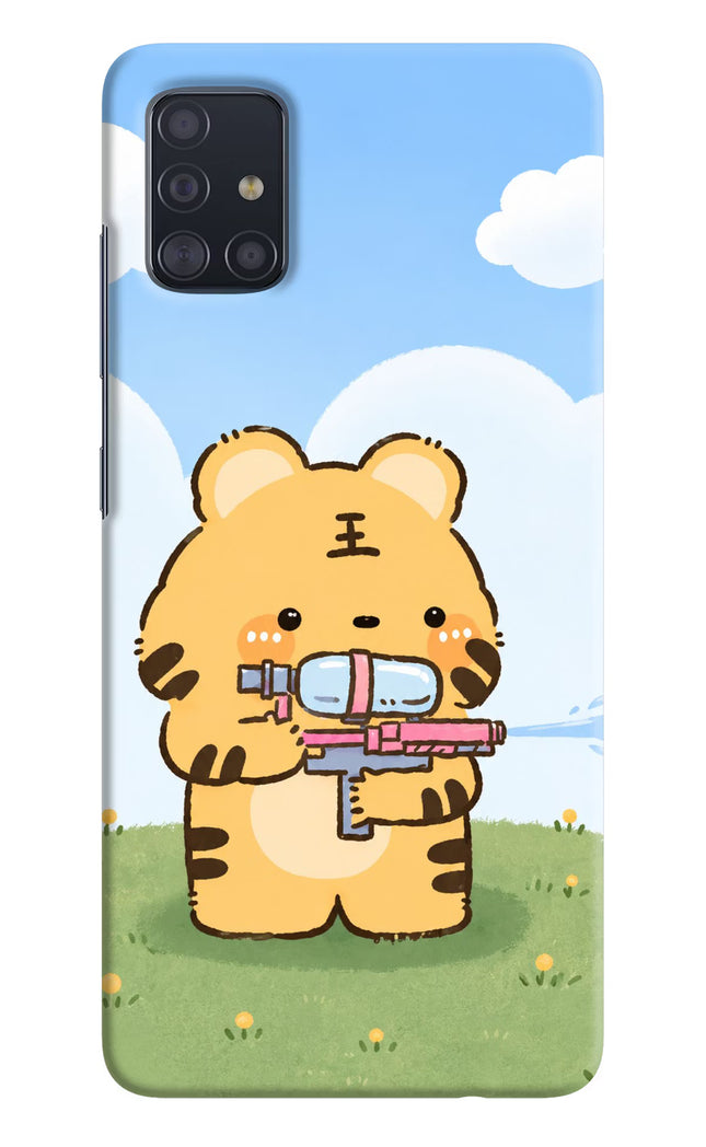 Tiger Treat Samsung A51 Hard Case Back Cover by Casekaro