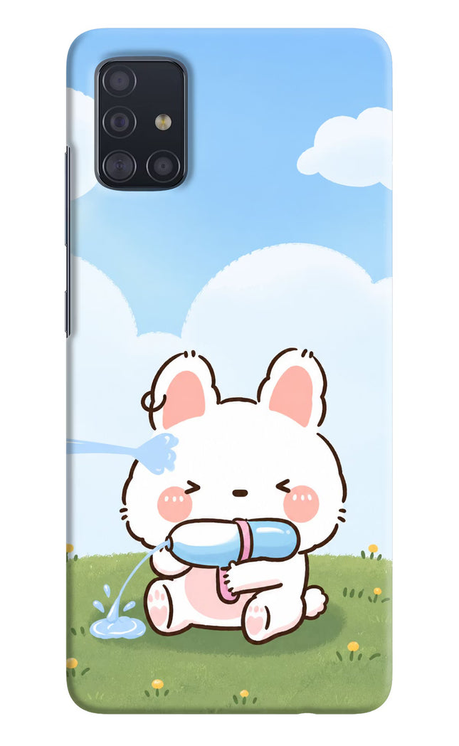 Bunny Treat Samsung A51 Hard Case Back Cover by Casekaro