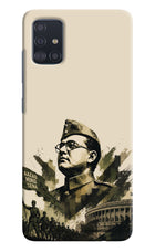 Netaji Rising Samsung A51 Hard Case Back Cover by Casekaro