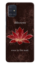 Bloom Samsung A51 Hard Case Back Cover by Casekaro