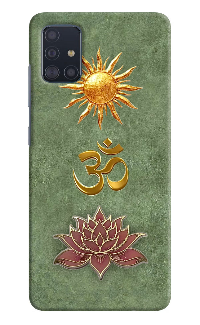 Om & Lotus Samsung A51 Back Cover
