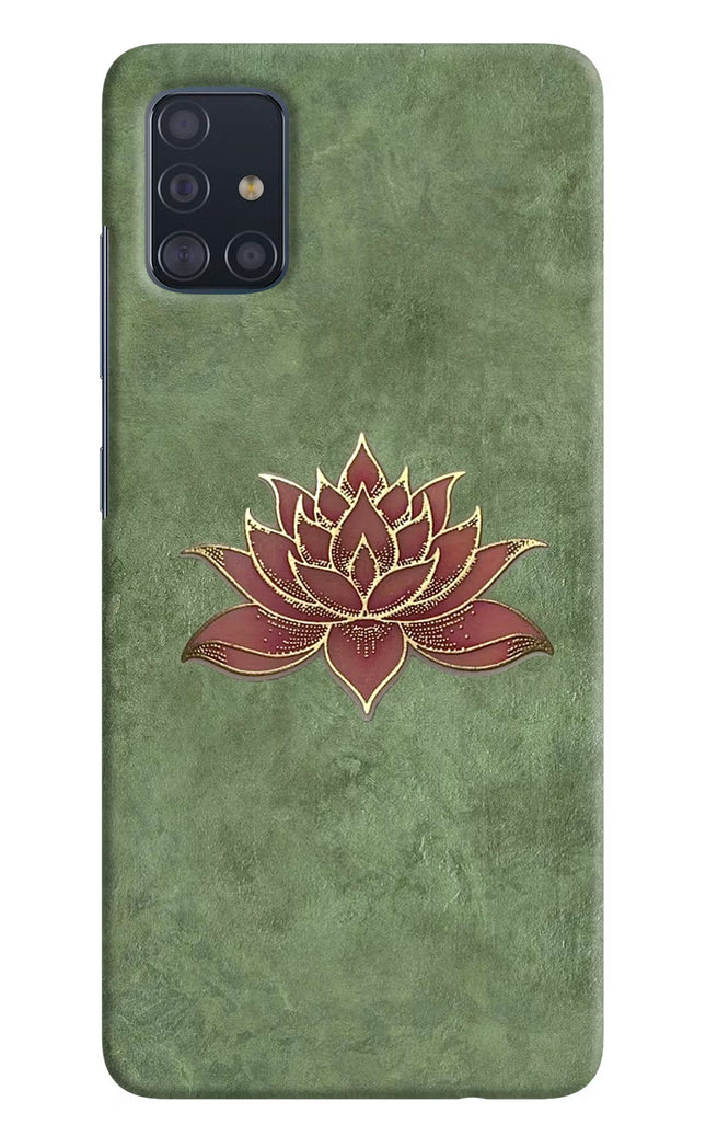 Lotus Grace Samsung A51 Hard Case Back Cover by Casekaro