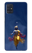 Cosmic Krishna Samsung A51 Hard Case Back Cover by Casekaro