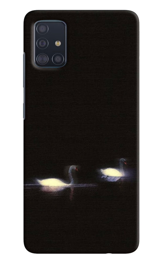 Silent Swans Samsung A51 Hard Case Back Cover by Casekaro