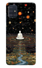 Space Monk Samsung A51 Hard Case Back Cover by Casekaro