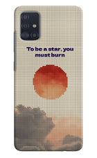 Pixel Sun Samsung A51 Hard Case Back Cover by Casekaro