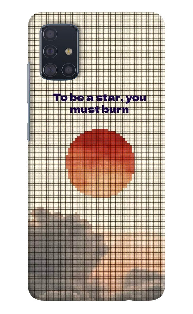Pixel Sun Samsung A51 Hard Case Back Cover by Casekaro