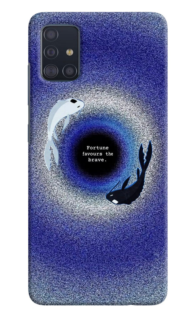 Dark Koi Samsung A51 Hard Case Back Cover by Casekaro