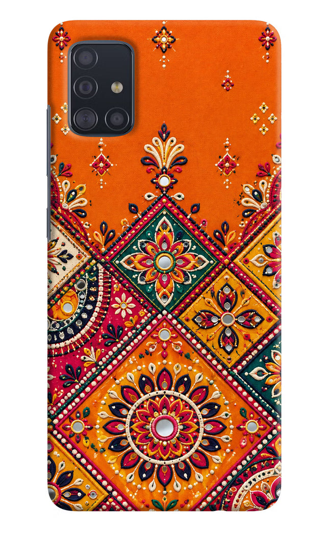 Kutch Glow Samsung A51 Hard Case Back Cover by Casekaro