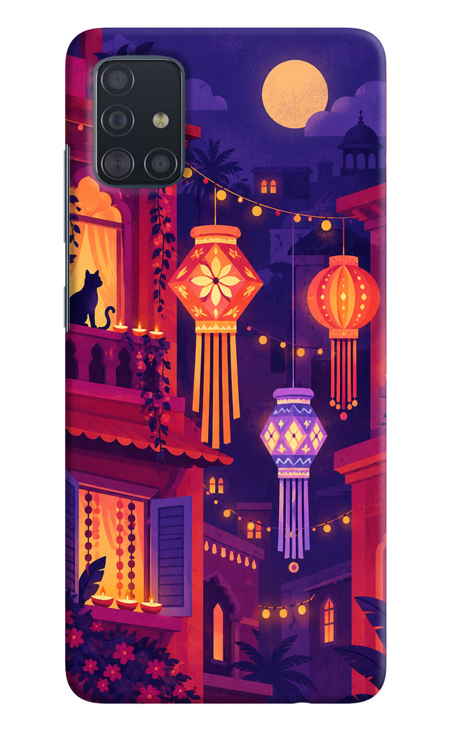 Lantern Lane Samsung A51 Hard Case Back Cover by Casekaro