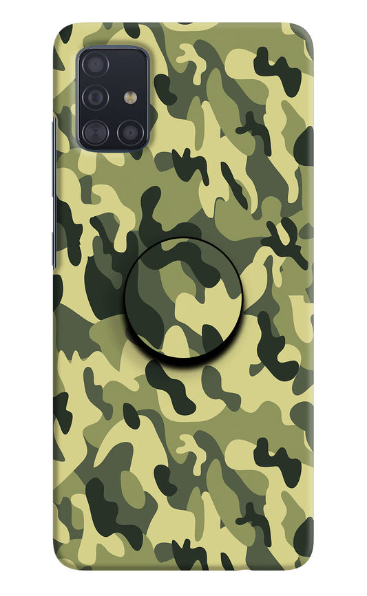 Camouflage Samsung A51 Pop Case by Casekaro