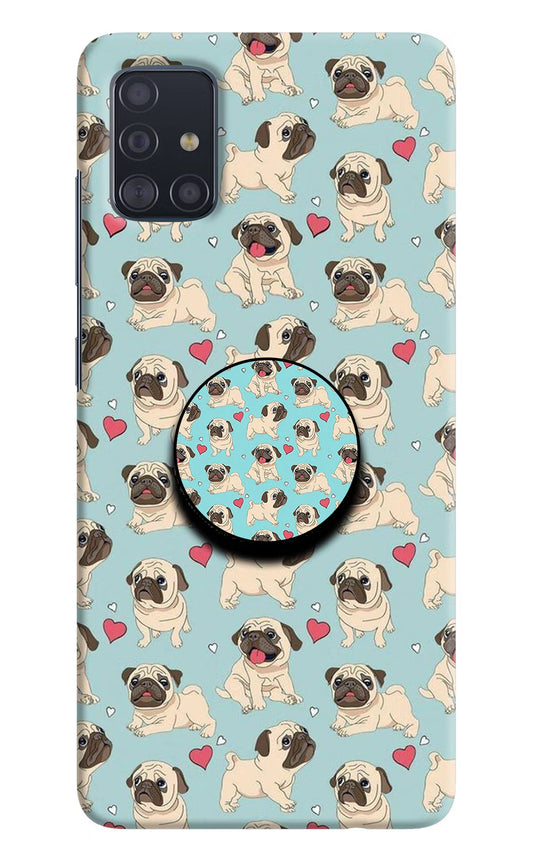 Pug Dog Samsung A51 Pop Case by Casekaro